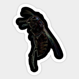 hornet, wasp t-shirt Sticker